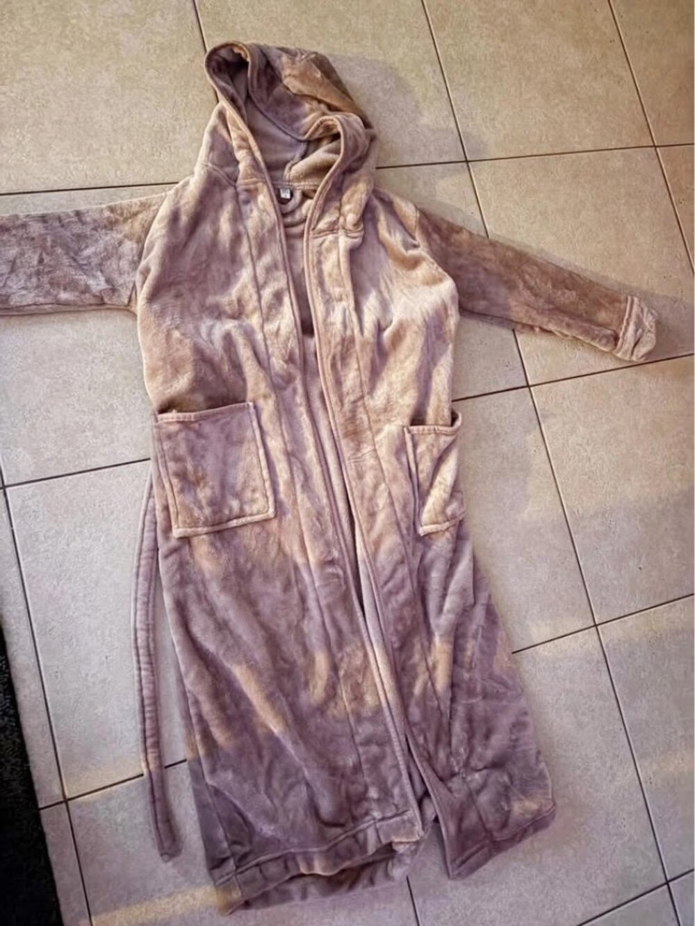 Bath Robe Ladies Small - dusty rose color